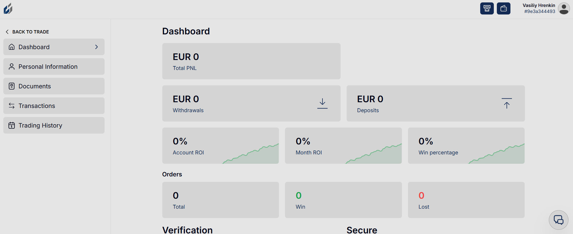 An analysis of the personal account revealed security issues, a lack of mandatory verification, and non-compliance with regulated broker standards.